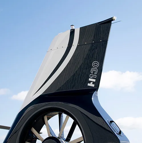 2023 Year in Review Close-up of Airbus H130 fenestron