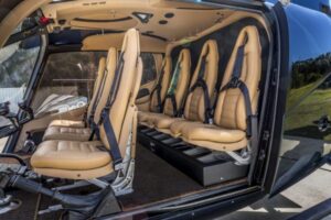 Close-up of Corporate EC130 Interior