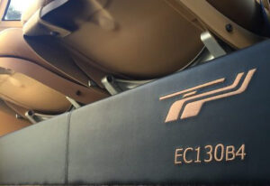 Close-up of EC130 Interior