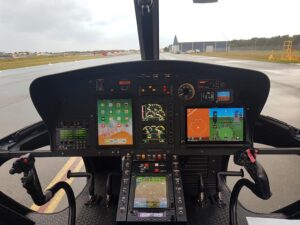 Close-ups of Airbus AS350 B3+ Avionics