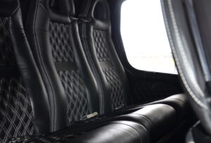 Close-up of Airbus AS350 Interior