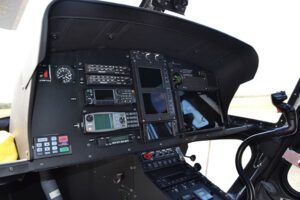 Airbus H125 Avionics panel close-up