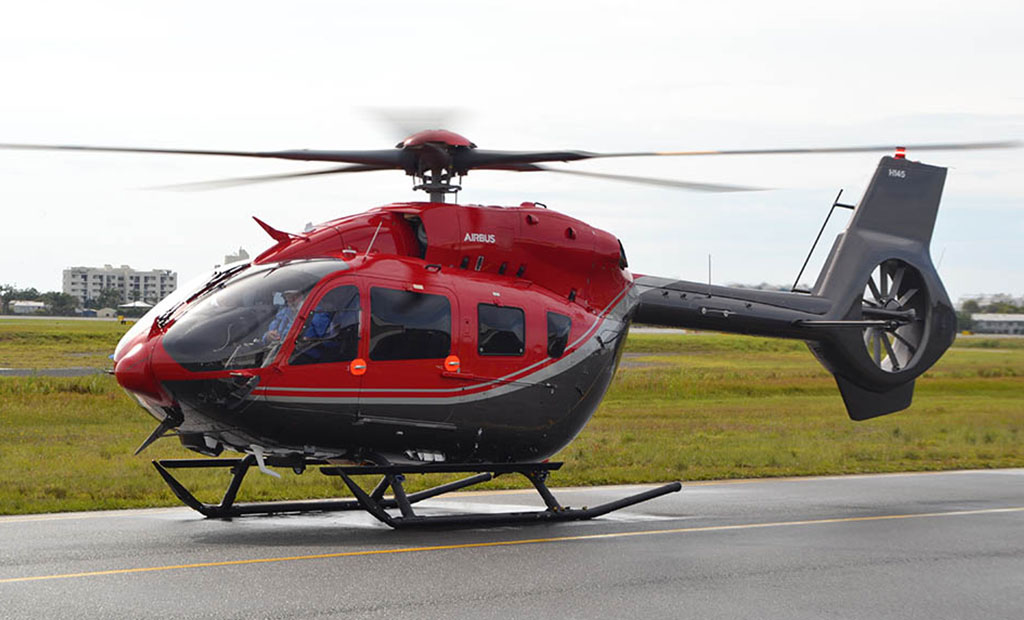 Airbus EC145 D3 at Sunshine Coast Airport