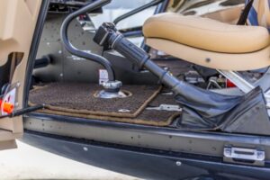 Close-up of EC130 Interior