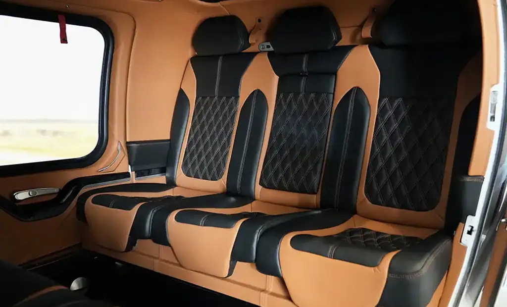 AW109 Helicopter Interior